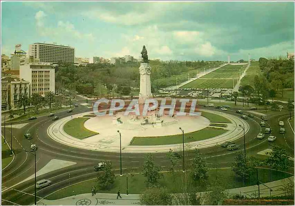 Platz des Marquis de Pombal — Lissabon, Portugal — n° 511 - Vorderseite