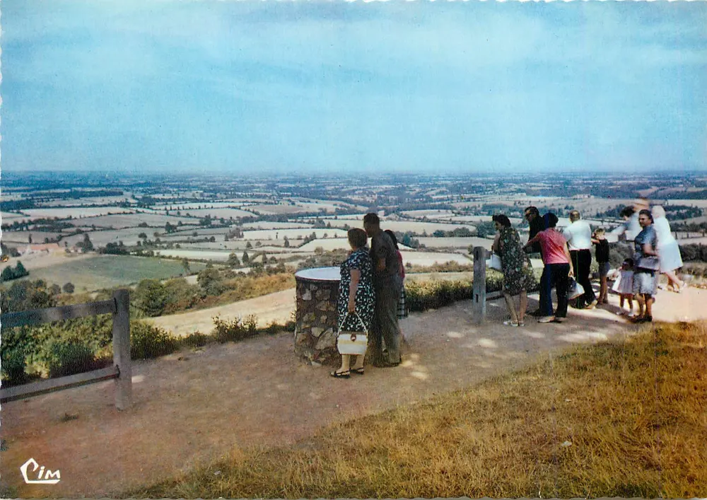St-Leon (03. Allier) — Puy St-Ambroise, Panoramablick — Cim - Vorderseite