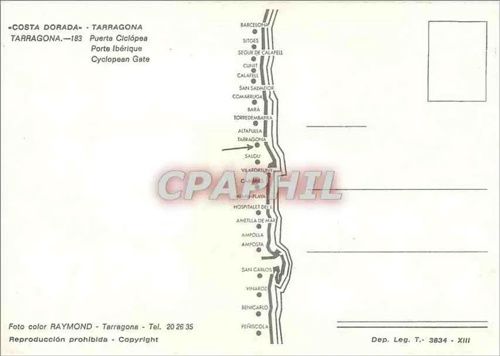 Porta Iberyjska — Costa Dorada — Tarragone - Rewers