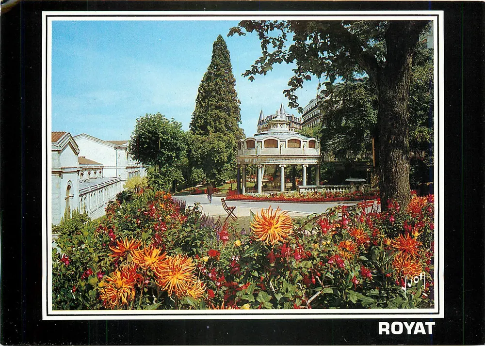 Royat — Centre Thermal et Pavillon de la Source Eugénie — Éditions d'art Yvoll - Recto