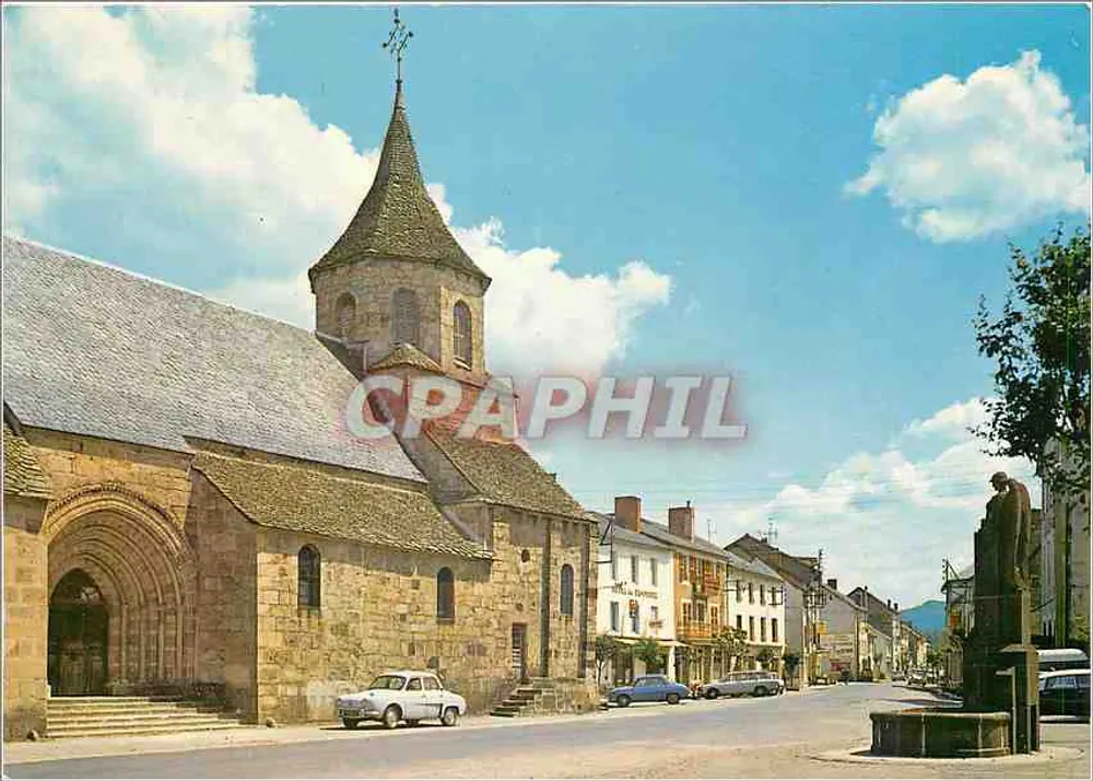 Bourg-Lastic — Place de l'Église — Editions Coupures Naturelles - Vorderseite