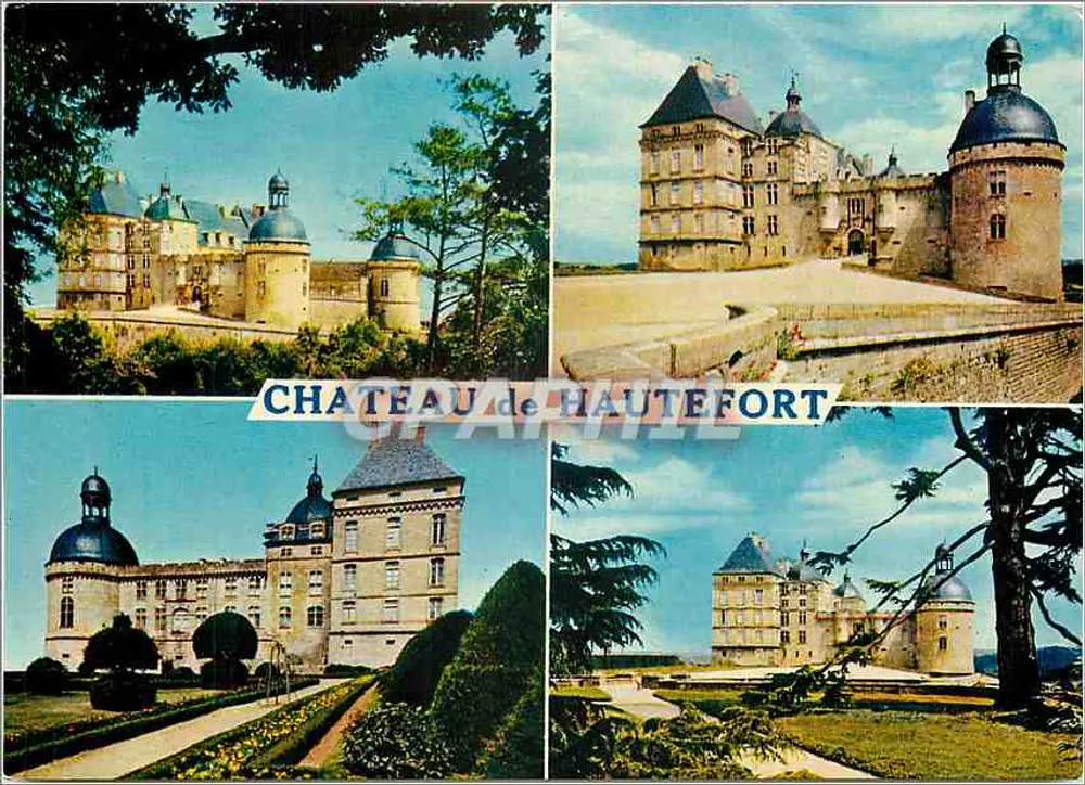 Castelo de Hautefort — Dordogne — Editor Pierre Artaud et Cie, Saint-Herblain - Frente