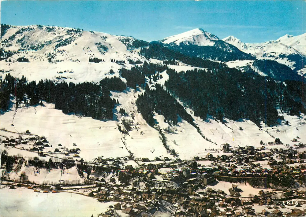 Morzine (Haute-Savoie) — allgemeine Luftansicht der Station — Verlag Mexichrome, Nr. (71) - Vorderseite