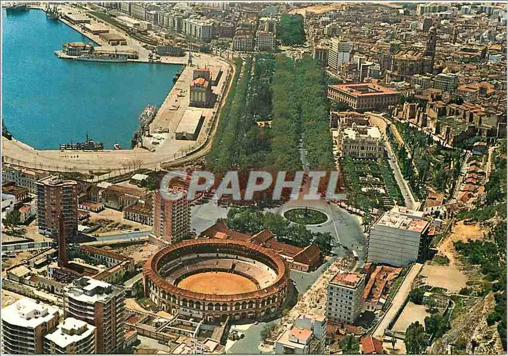 Málaga — vista aérea parcial — Garcia Garrabou & Cia, Zaragoza - Frente