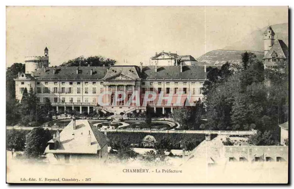 Chambéry - A Prefeitura — Lib.-Édit. E. Reynaud, Chambéry - 307 - Frente