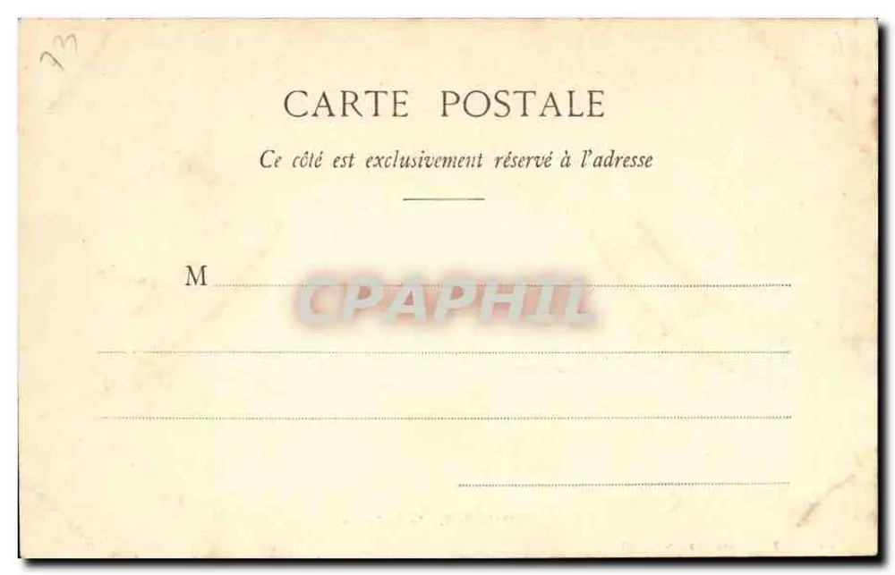Chambéry - A Prefeitura — Lib.-Édit. E. Reynaud, Chambéry - 307 - Verso