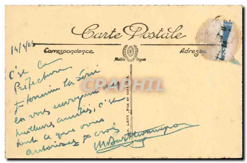 Chambéry — Le Château des Ducs de Savoie — LL, n°92 - Verso