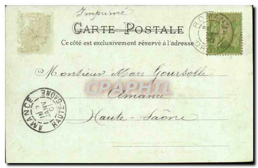 Chambéry — A Catedral — L.M. n°571 - Verso