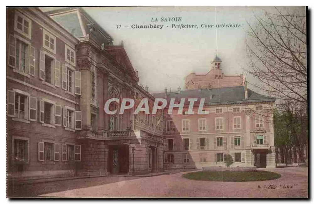 Chambéry - Prefeitura, Cour interne — A Savóia, série 11 — editor B. F. Lune - Frente