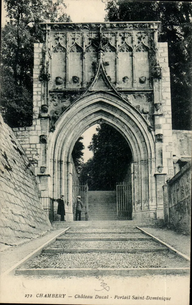 Chambery — Schlossduchtfestung — Portal Saint-Dominique — Verlag: Carte Postale Chambéry, Nr. 272 - Vorderseite