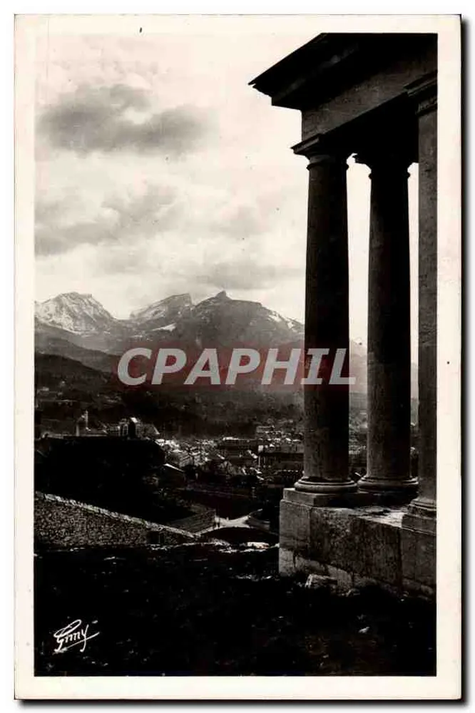 Chambéry vista do Calvário de Lémenc — A Saboia Pitoresca, n°249 — Coleção A. Collomb, Editora - Frente