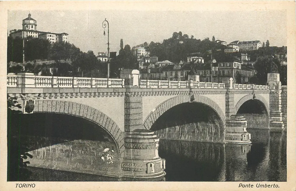 Turim — Ponte Umberto — editor Souvanfol, n°37 - Frente