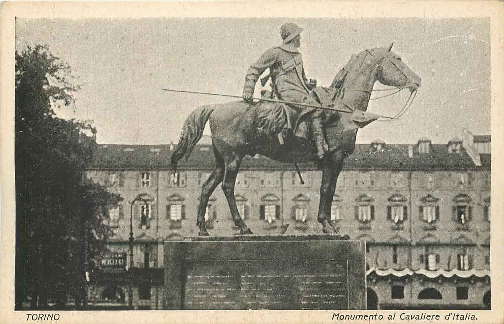 Turin — Monument to the Knight of Italy — n° 26 - Front