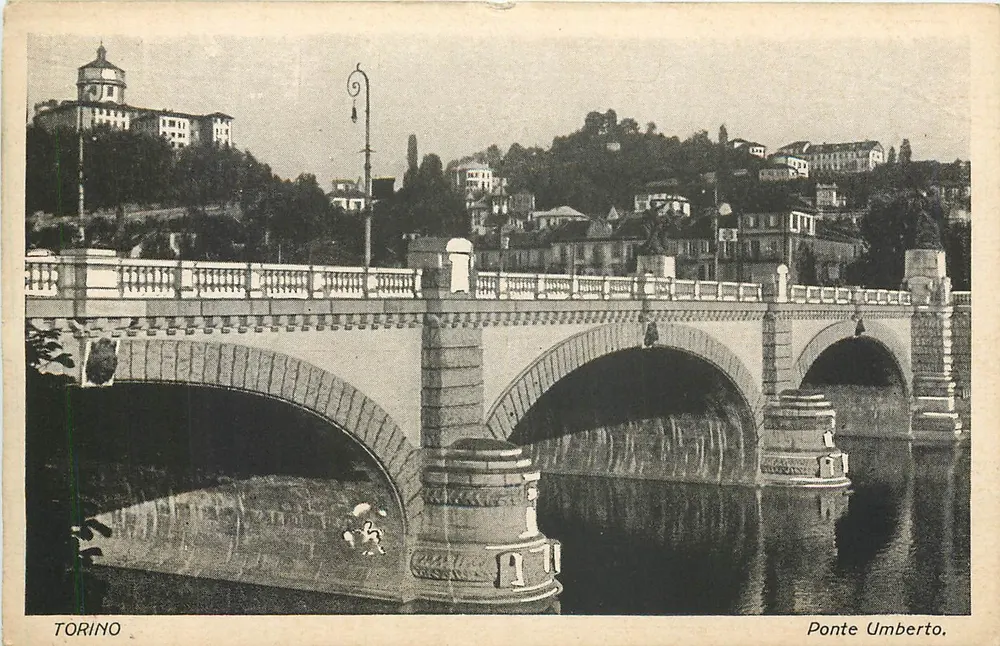 Torino — Ponte Umberto — editor Sotranfol, n° 17 - Frente