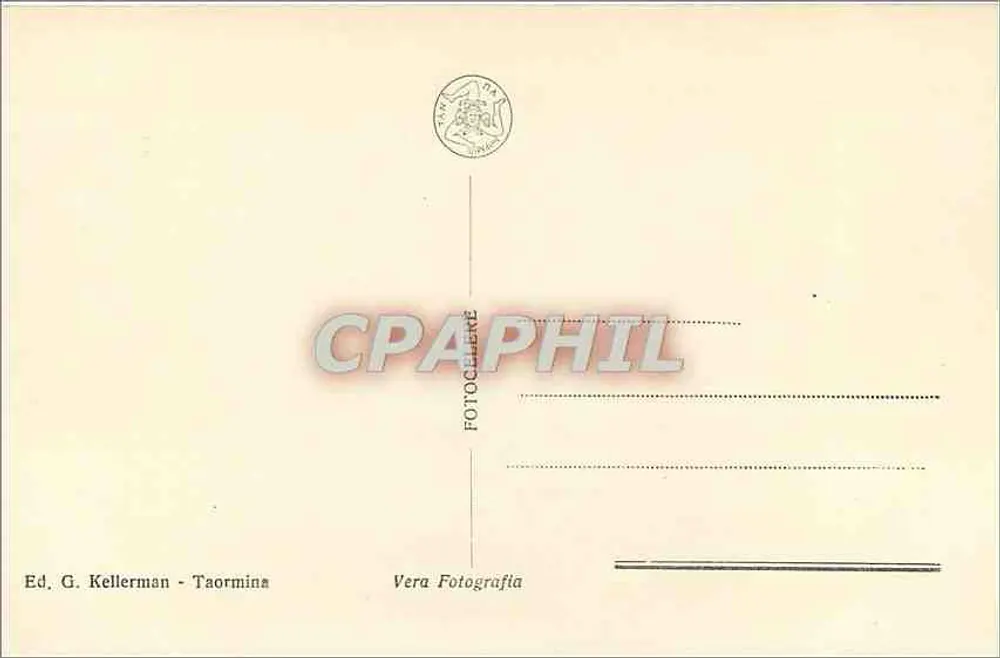 Taormina - Fontana Piazza del Duomo — Ed. G. Kellerman - Verso