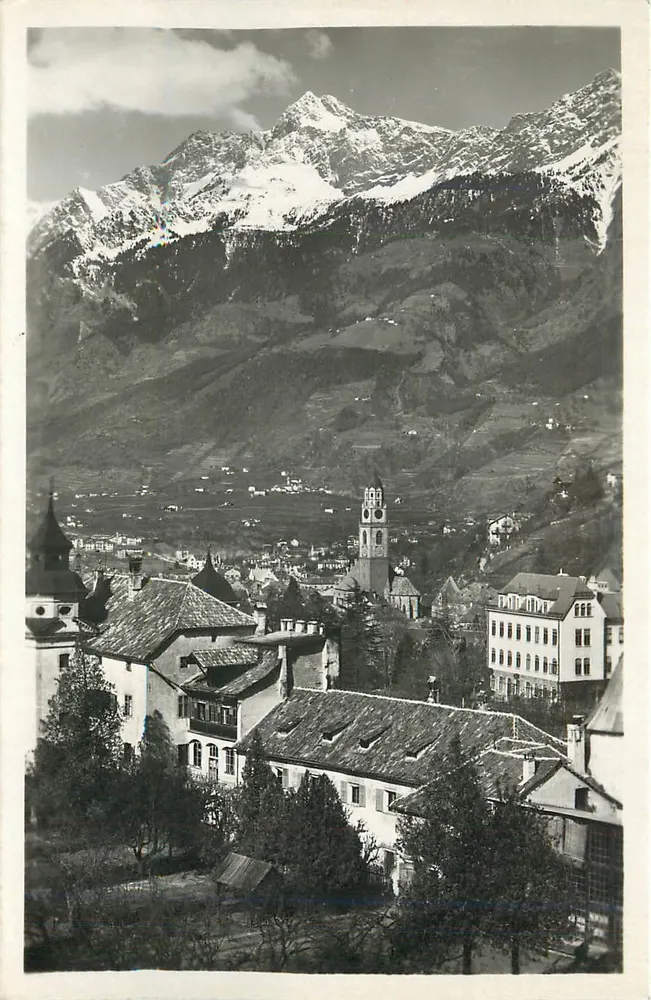 Merano — vista sobre o grupo da Tessà — N. 14 - Frente