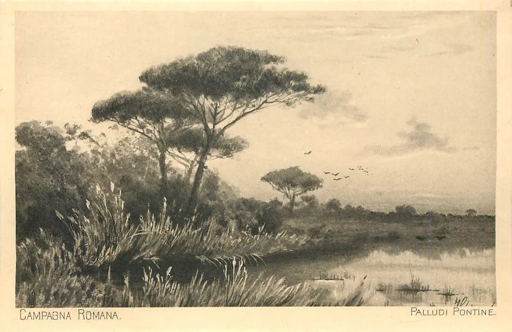 Campagna Romana — Paisaje Pontino — Palludi Pontine, n°40 - Anverso