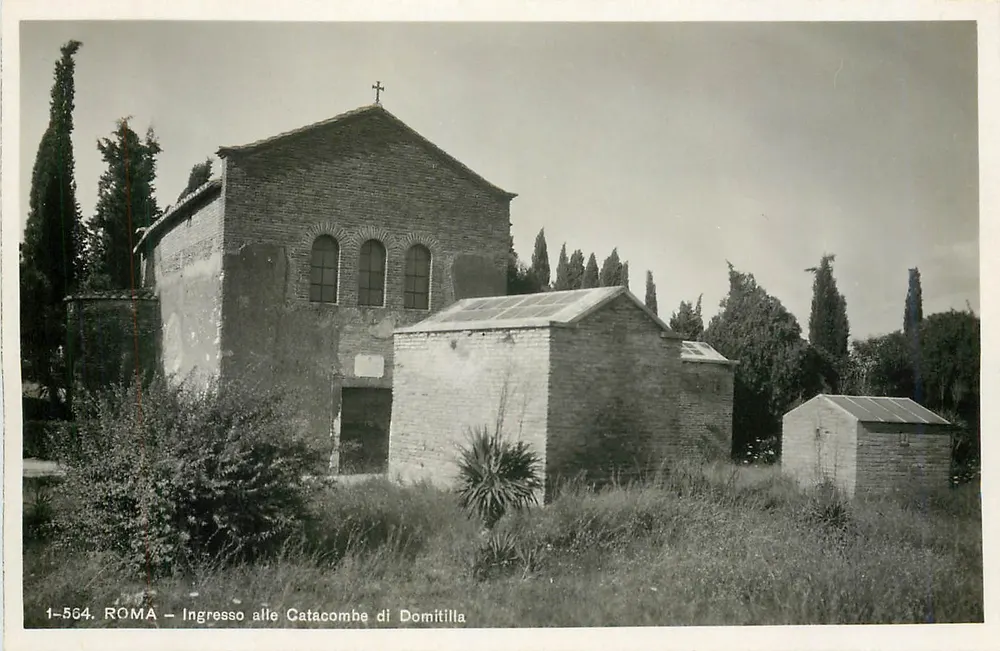 Roma – Ingresso alle Catacombe di Domitilla — Fondazioni Brummer, n° 1-564 - Recto