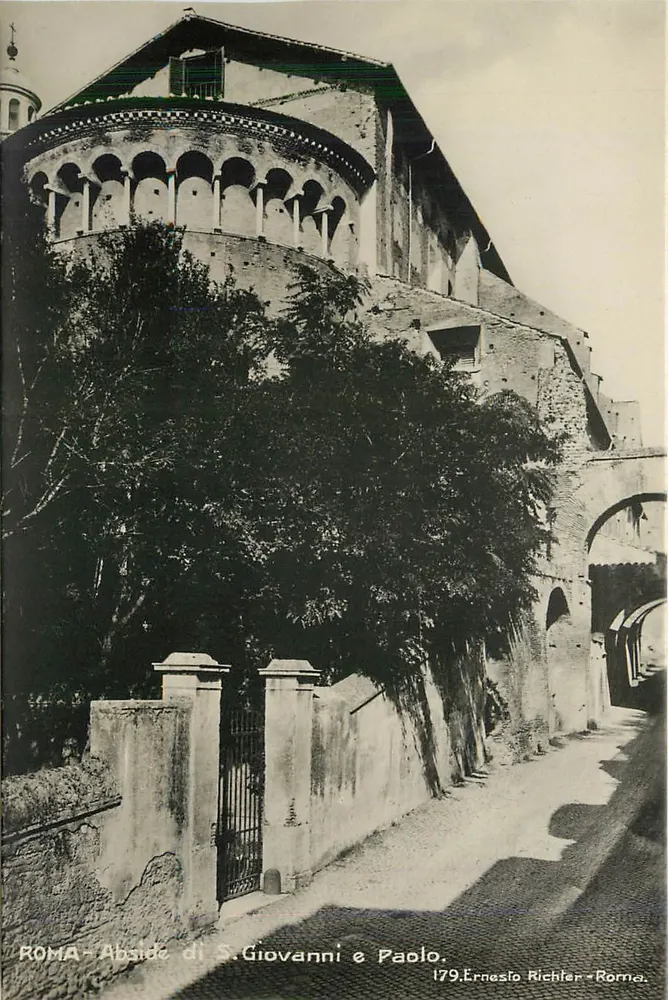 Roma - Abside de São João e Paulo — Ernesto Richter, n°179 - Frente