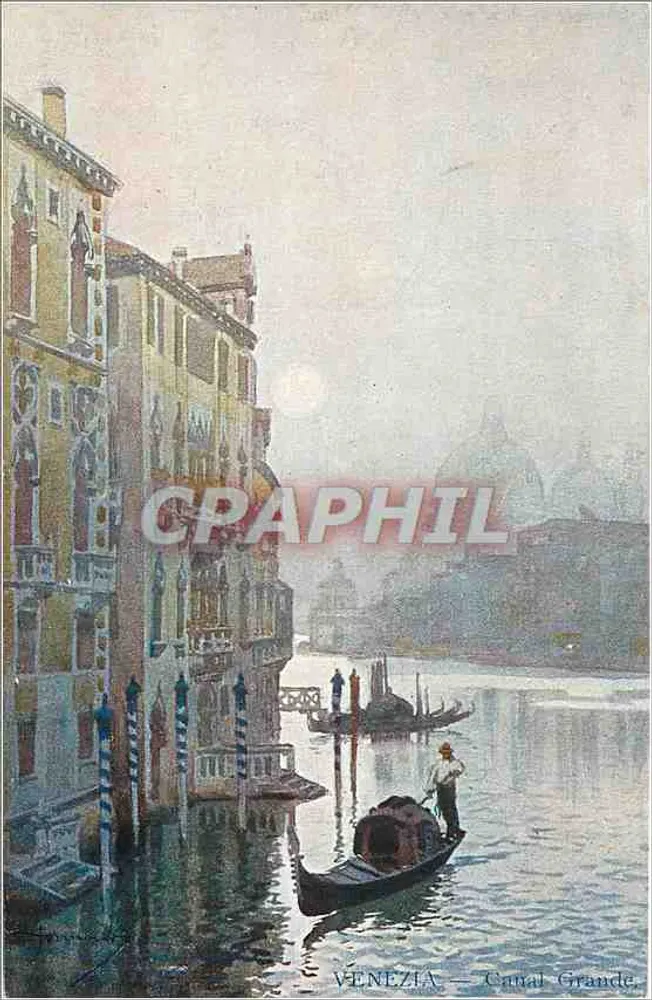 Vêneto — Canal Grande — Teconografica, Milano - Frente
