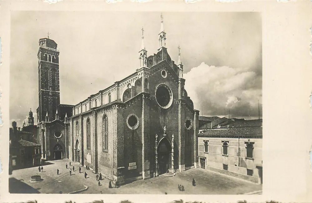 Basilika S. Maria Gloriosa dei Frari — Venedig — Éditrice VENEZIA, n° 63811 - Vorderseite