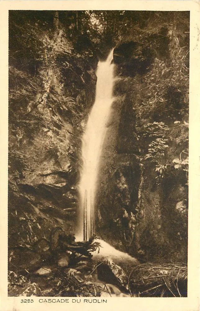 Cachoeira do Rudlin — editor Braun & Cie, Imp. Dornach, n° 3285 - Frente