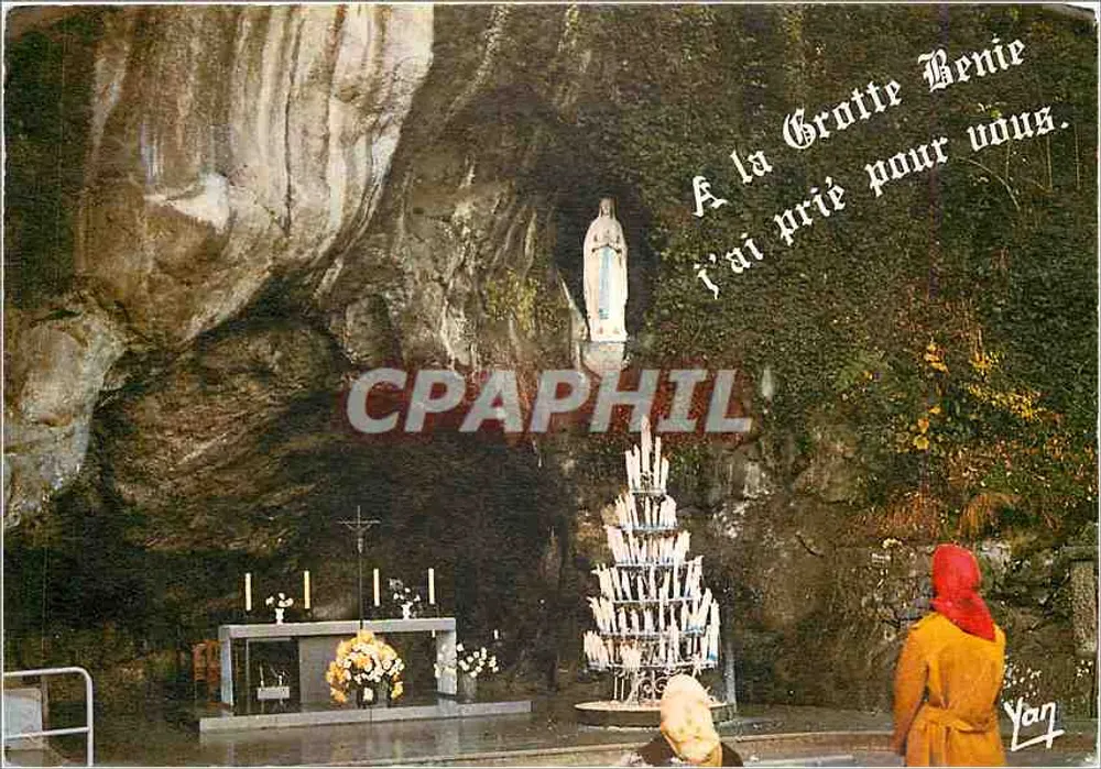 Gruta de Lourdes — Nossa Senhora de Lourdes — Éditions de France - Frente