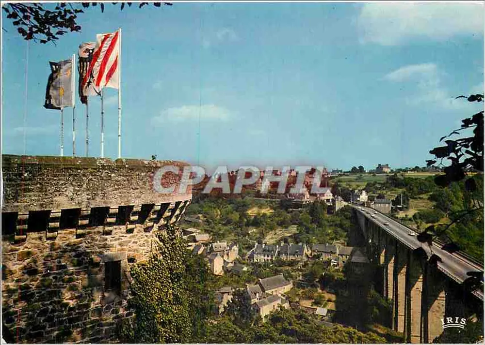 Dinan (22) - Mittelalterliche Stadt — Turm Ste-Catherine und der Viadukt — Verlag LUMICAP, Nr. 768 - Vorderseite