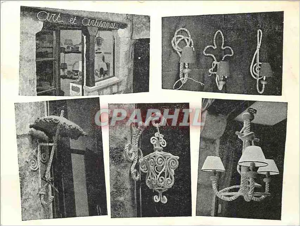 Art et Artisanat — Corderie d'Art 'A l'Ecureuil' — Saint-Paul-de-Vence - Recto