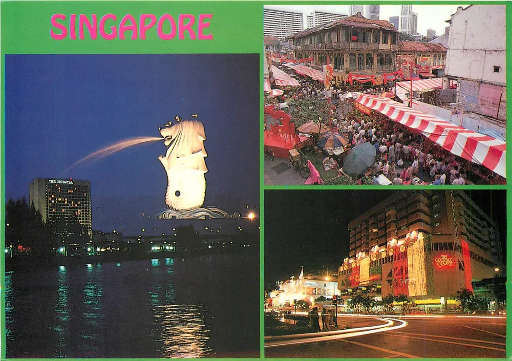 Singapura — Merlion, Chinatown e Orchard Road — editor Associated Marketing Agency Pte. Ltd. - Frente