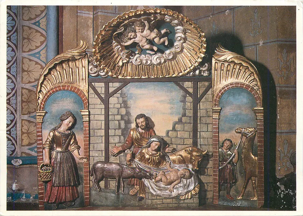 Crèche — Cathédrale Sainte-Marie d'Oloron — C3 64422-9-7766 - Recto