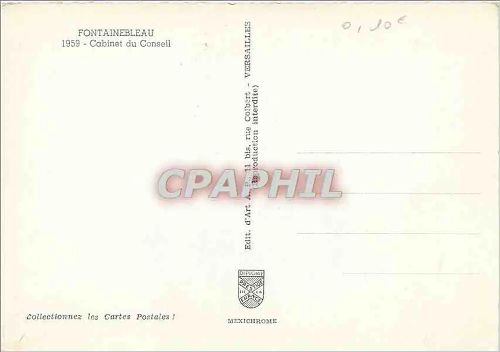 Fontainebleau — Cabinet du Conseil — editor Iris - Verso