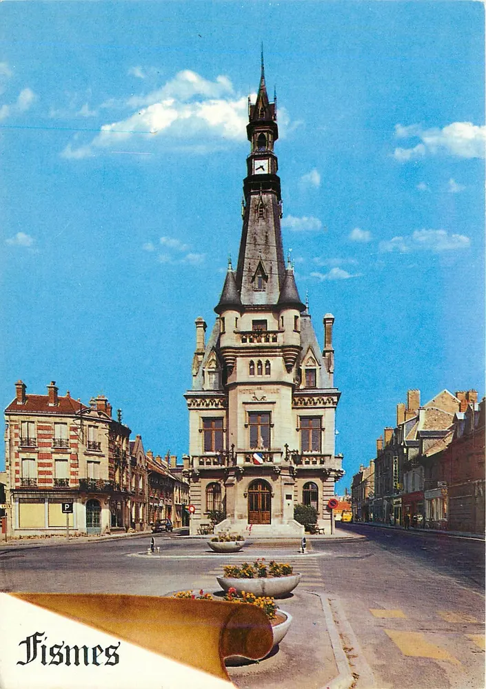 Fismes — Hotel de Ville — Impressor Mâcon - Frente
