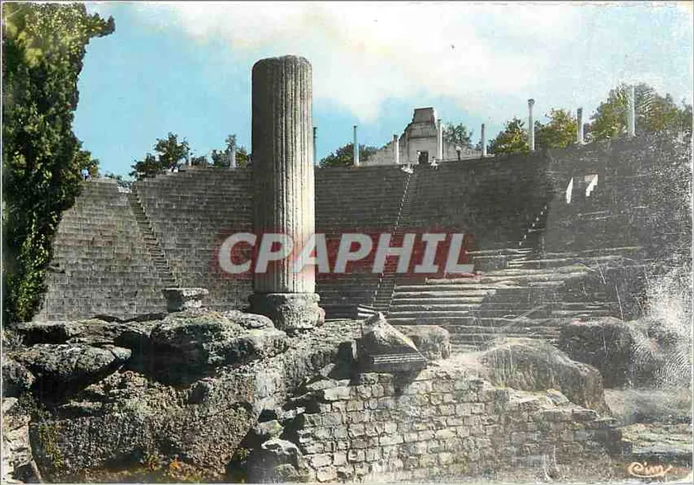 Vaison-la-Romaine — Le Théâtre antique — Imprimeur Combier - Recto