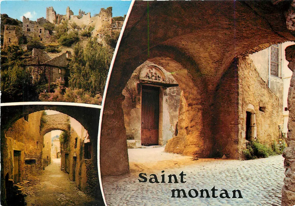 Saint Montan — aspects du vieux village — Éditions Cellard Bron - Recto