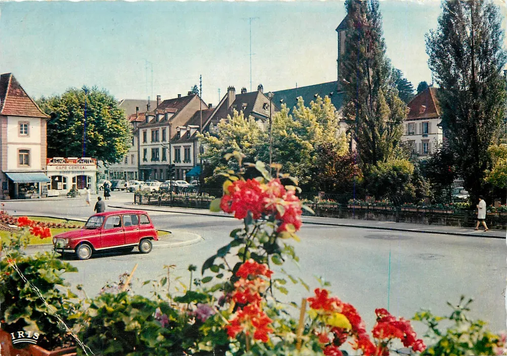 Niederbronn-les-Bains — Vue vers la Place des Thermes — Éditions Diplomochrome - Recto