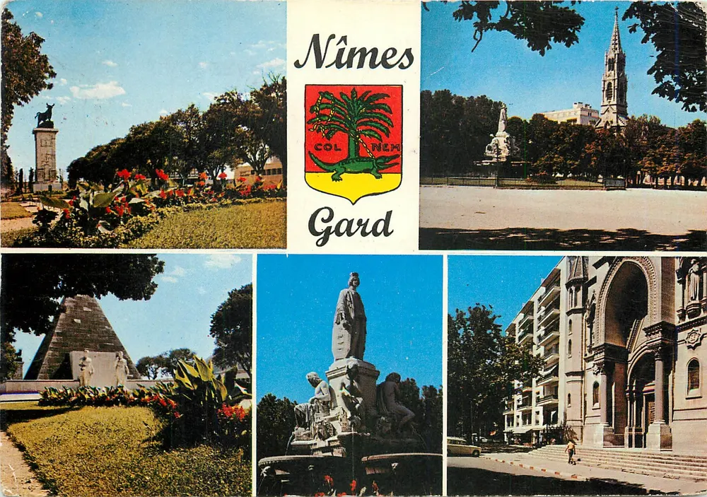 Nîmes — Vistas da Cidade — Éditions Magenta, Lyon - Frente