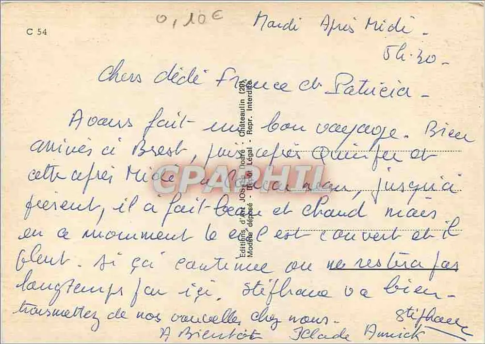 कॉर्नौएल - कॉर्नौएल के चित्र - प्रकाशक : चाटोलिन (29) - पीछे