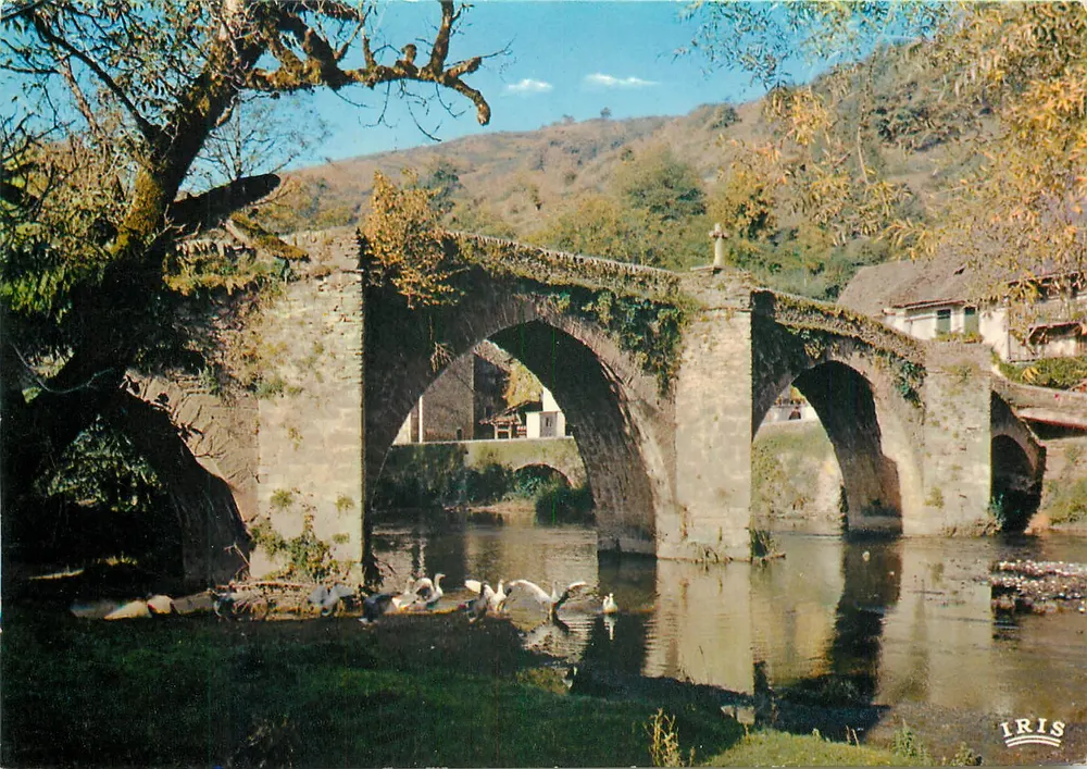 Gorges do Aveyron — Belcastel — O ponte gótico — Éditions Rautnes, n°12/172 - Frente