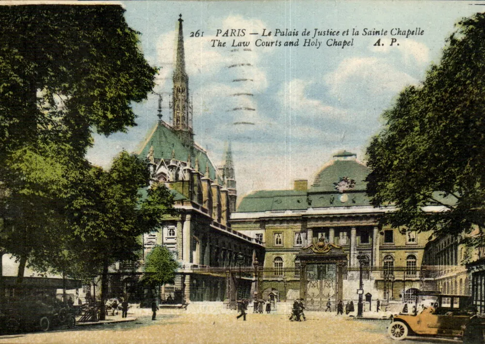 PARIS — Le Palais de Justice et la Sainte Chapelle — A. P. n°261 - Recto