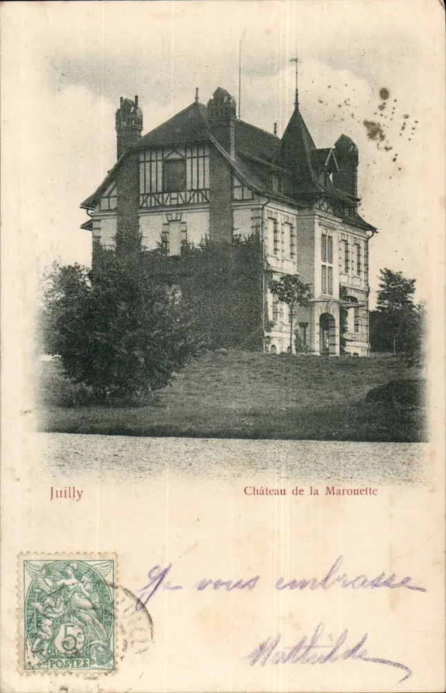 Castelo da Marouette — Juilly — Edição Trianon Número 1527 - Frente