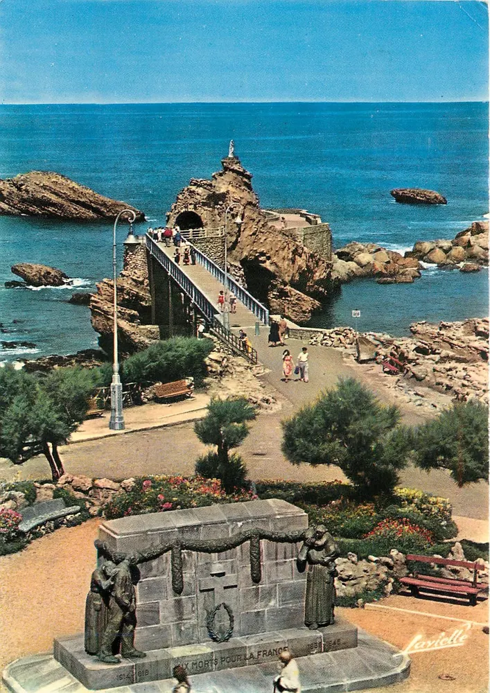 Biarritz — Felsen der Jungfrau — Lavielle - Vorderseite