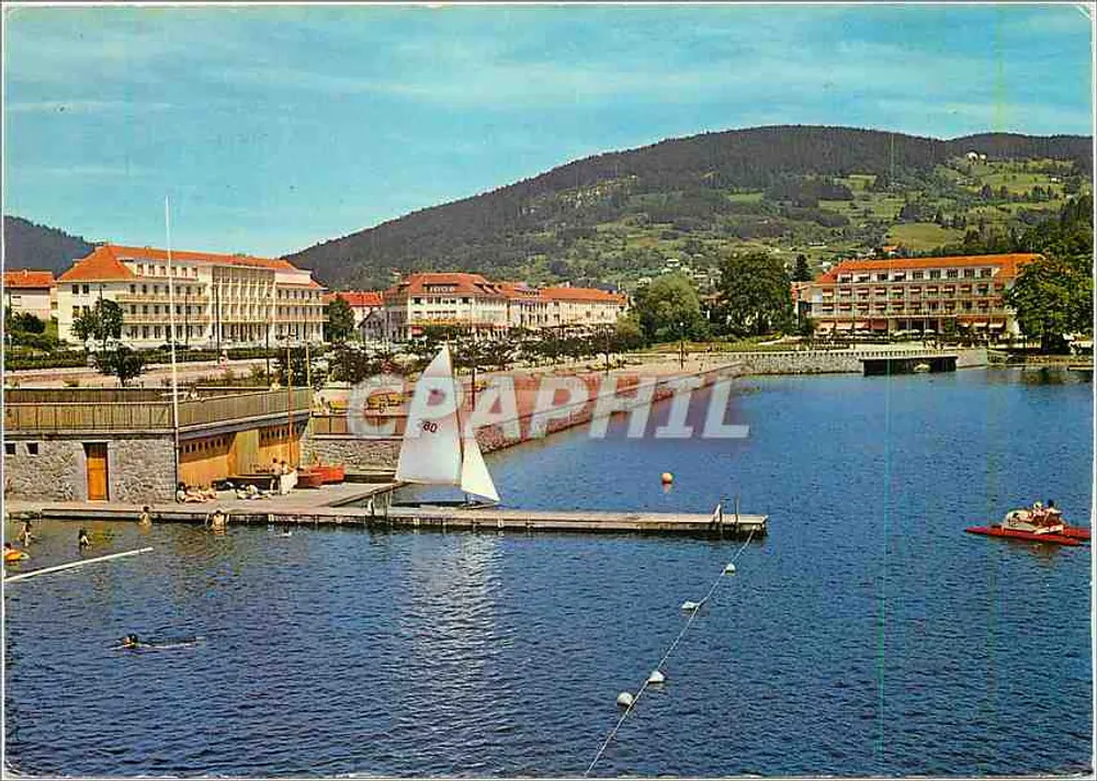 Gérardmer (Vosges) — Le lac, l'esplanade et les hôtels — Éditions d'Art Maracco S.A., Strasbourg - Recto