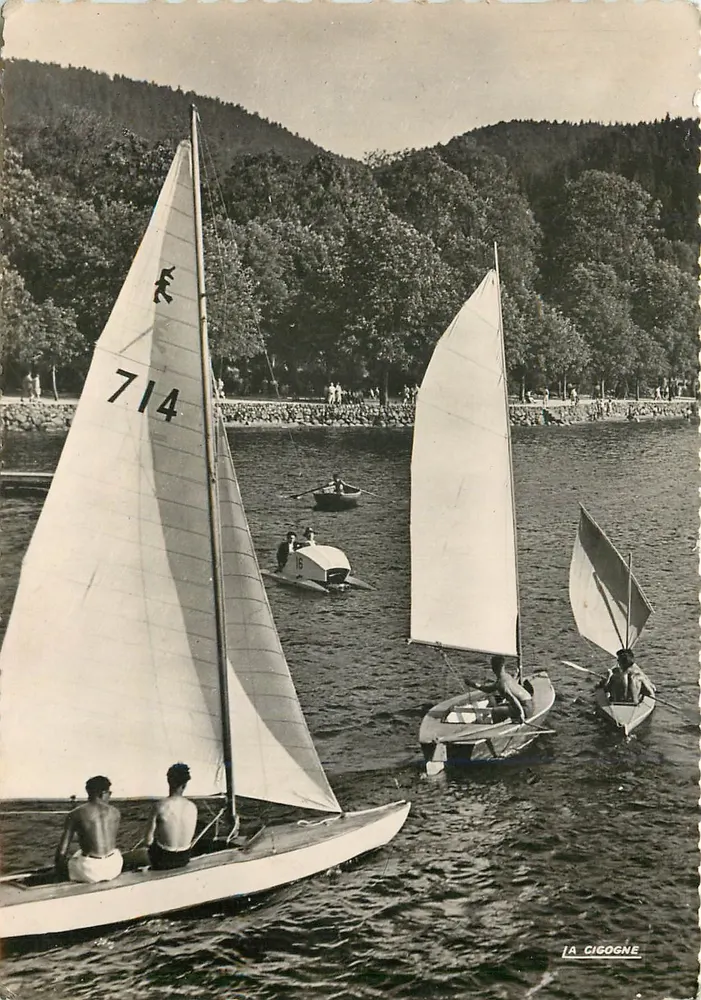 Vele sul lago — Edizione La Cigogne — n° 36025 N - Recto