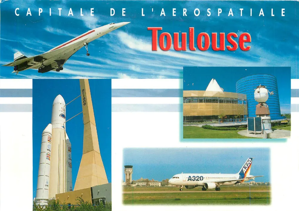 Toulouse — Capitale de l'aérospatiale — Éditions CELY - Recto