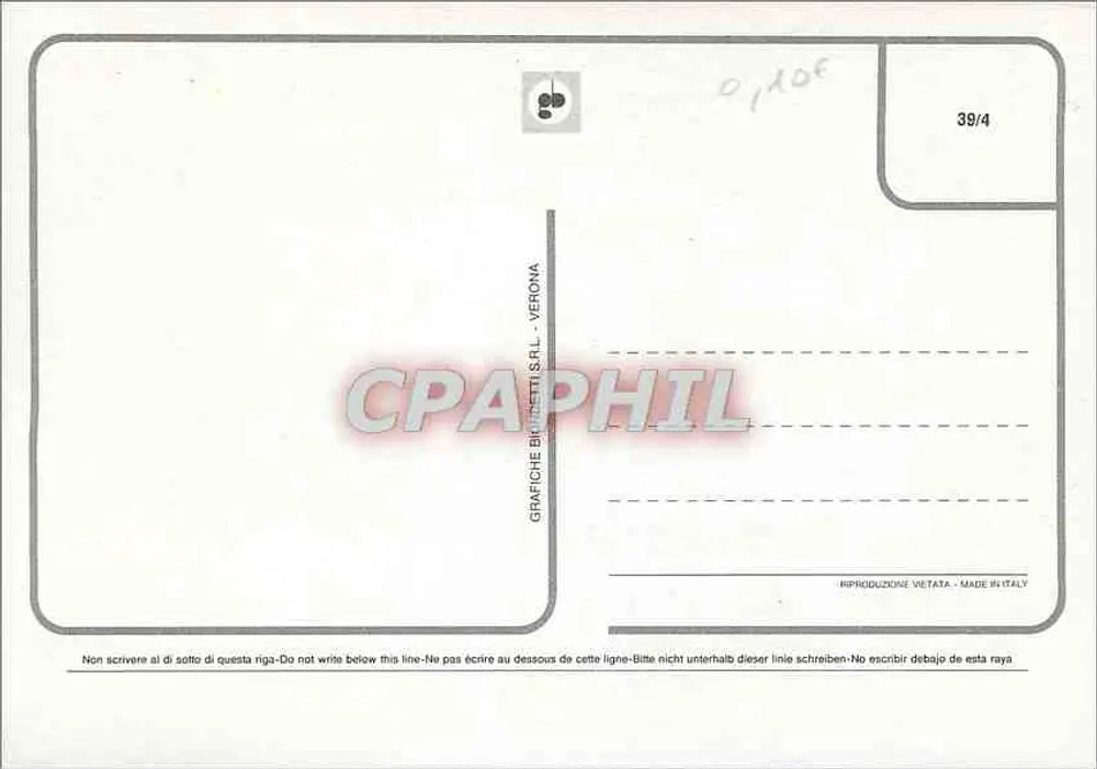 Família lavando um cão beagle — jardim — GRAFICHE BIORIETTI S.R.L. - VERONA, n° 39/4 - Verso