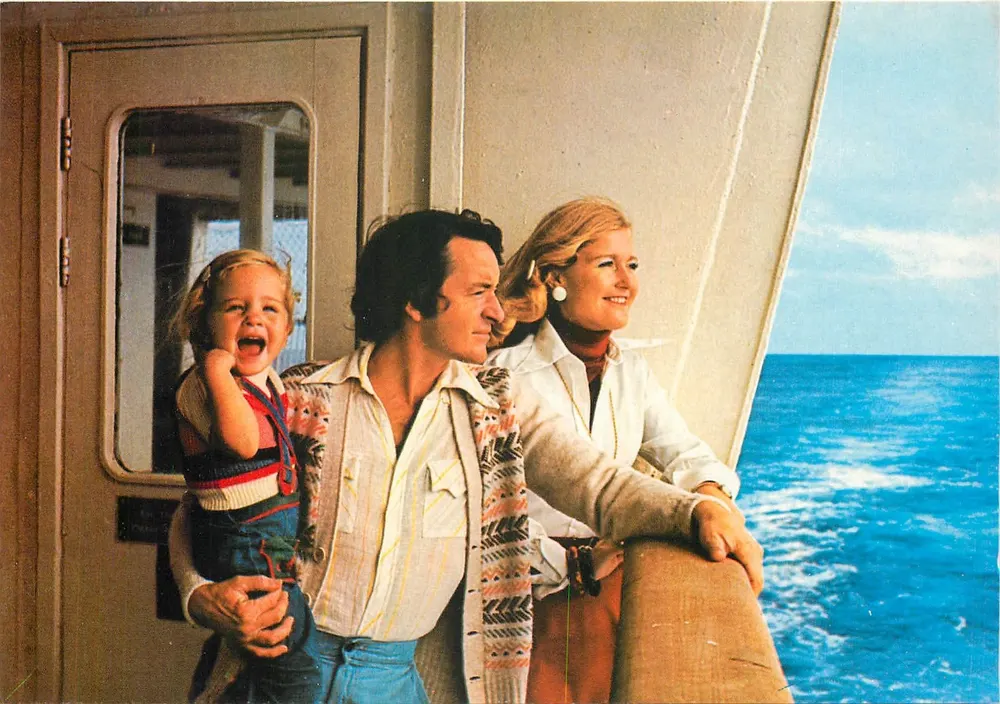 Família em um barco — vista do mar — GRAFICHE BICICETTI S.R.L. - VERONA, n° 39/2 - Frente