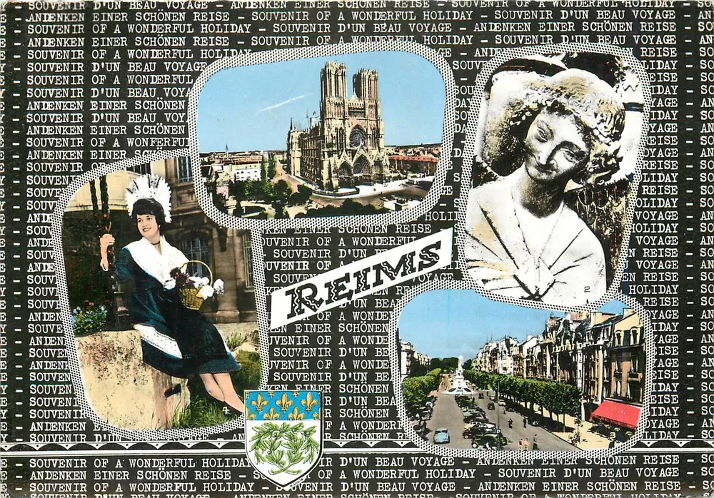 Reims — Ricordo di un bel viaggio — Edizioni dell'Artista (Marne) - Recto