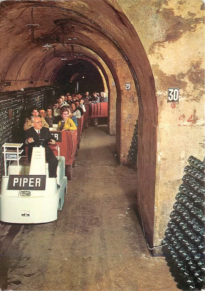 Visite des caves PIPER-HEIDSIECK — Réims - Recto