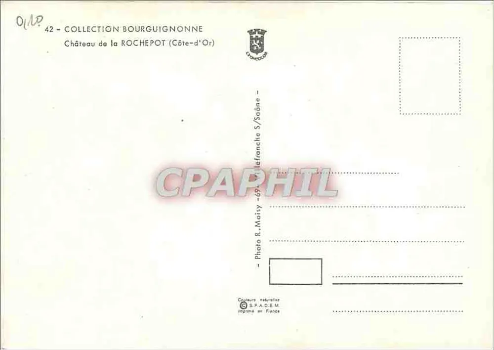 Zamek ROCHEPOT — Côte-d'Or — Foto R. Maïry - Rewers